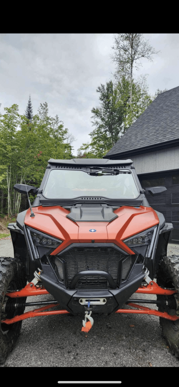 PARE-BRISE EN VERRE AVEC ENSEMBLE COMPLET D'ESSUIE GLACE ET DE LAVE GLACE POLARIS RZR PRO XP | 2020-2024 (pare-brise avant) - Image 4