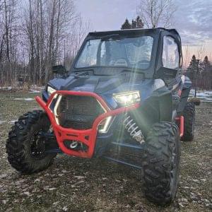 PARE-BRISE EN VERRE AVEC ENSEMBLE COMPLET D'ESSUIE GLACE ET DE LAVE GLACE POLARIS RZR XP 1000 / XPTURBO | 2019-2023 (Pare-brise avant)