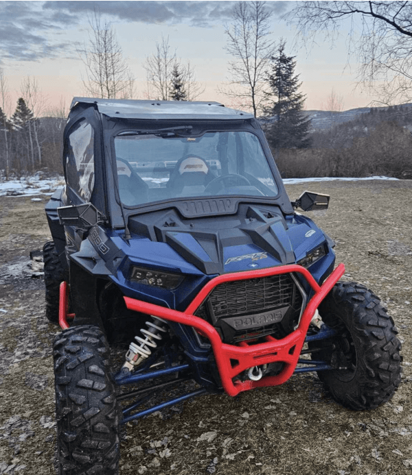 PARE-BRISE EN VERRE AVEC ENSEMBLE COMPLET D'ESSUIE GLACE ET DE LAVE GLACE POLARIS RZR XP 1000 / XPTURBO | 2019-2023 (Pare-brise avant) – Image 2