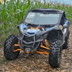 PARE-BRISE EN VERRE PRO SERIES AVEC ENSEMBLE COMPLET D'ESSUIE GLACE ET DE LAVE GLACE CAN-AM X3 | 2017-2025 (Pare-brise avant)