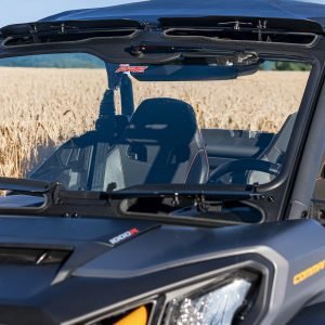 PARE-BRISE EN VERRE PRO SERIES AVEC ENSEMBLE COMPLET D'ESSUIE GLACE ET DE LAVE GLACE CAN-AM COMMANDER | 2017-2025 (Pare-brise avant)