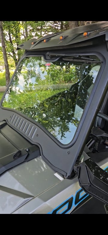 PARE-BRISE EN VERRE AVEC ENSEMBLE COMPLET D'ESSUIE GLACE ET DE LAVE GLACE Polaris RZR 900/1000 S | 2016 - 2020 (Pare-brise avant) – Image 4